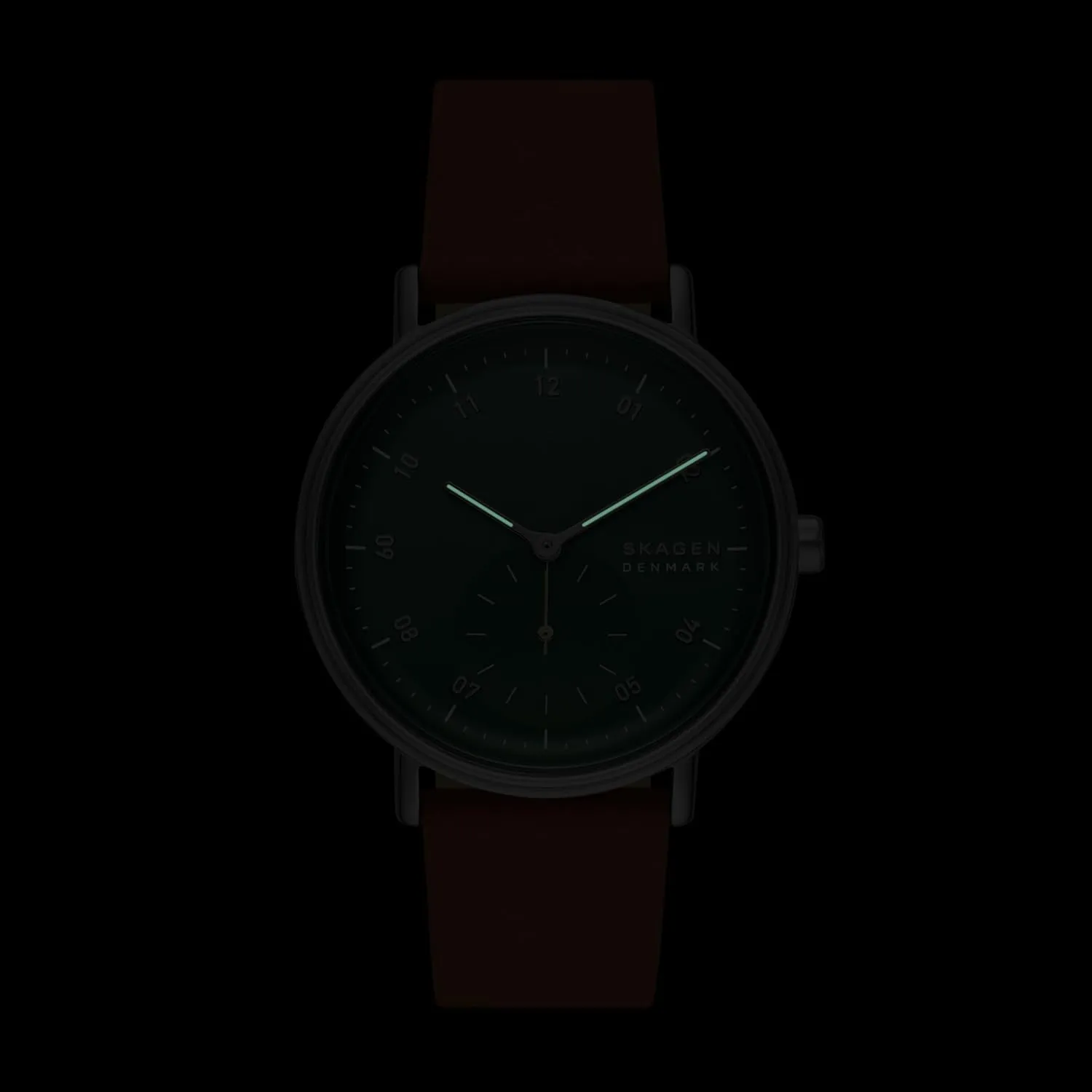Skagen Kuppel or Riis Minimalist Men's Watch with Stainless Steel Mesh or Leather Band