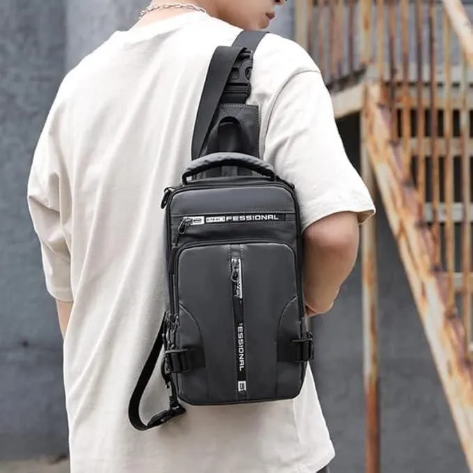 Sling Bag with USB Charging Port – Waterproof & Travel-Friendly
