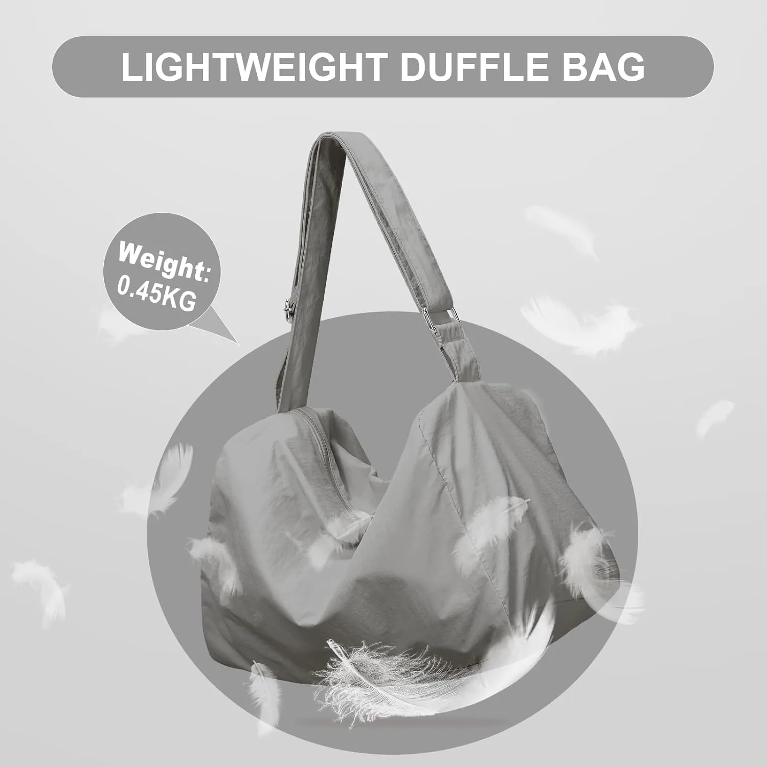 Small Gym Bag for Women Lightweight Carry on Gym Tote Bag, Workout Sport Duffle Bag with Shoe Compartment,Crossbody Shoulder Travel Bag for Swim, Yoge, Dance