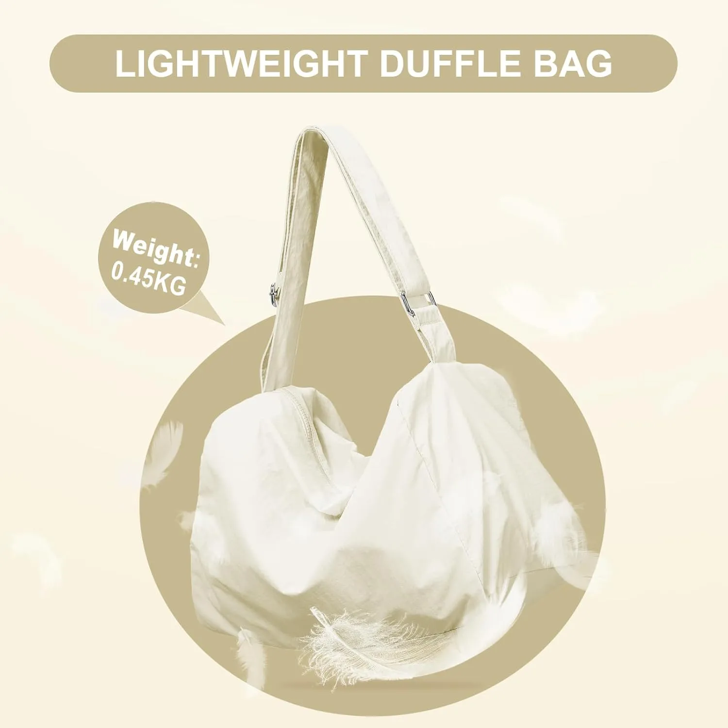 Small Gym Bag for Women Lightweight Carry on Gym Tote Bag, Workout Sport Duffle Bag with Shoe Compartment,Crossbody Shoulder Travel Bag for Swim, Yoge, Dance
