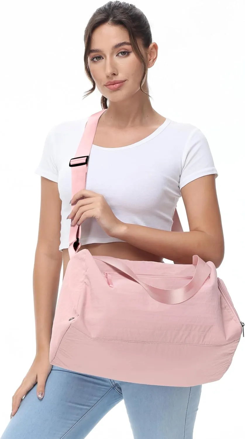 Small Gym Bag for women men, Stylish Compact Sports Bag, Small Duffle Bag Crossbody Bags for women men, Suitable For Gym Work Fitness Travel, 3 in 1 Duffle Bags