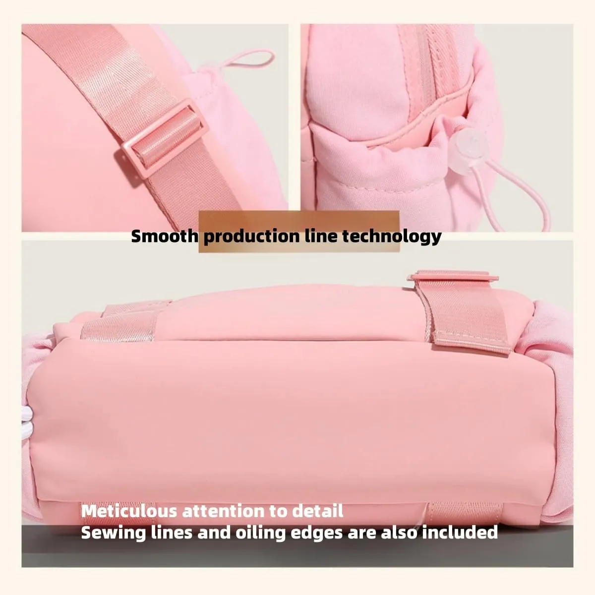 Small Gym Bag for Women, Mini Crossbody Gym Duffle Bag with Wet Compartment, Carry on Gym Tote Bag for Workout Dance Sport Trave (Beige)