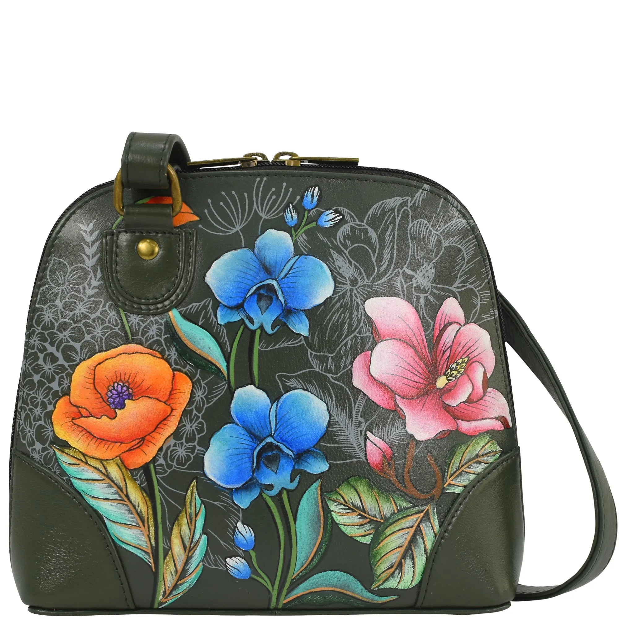 Small Multi Compartment Zip - Around Organizer - 8109