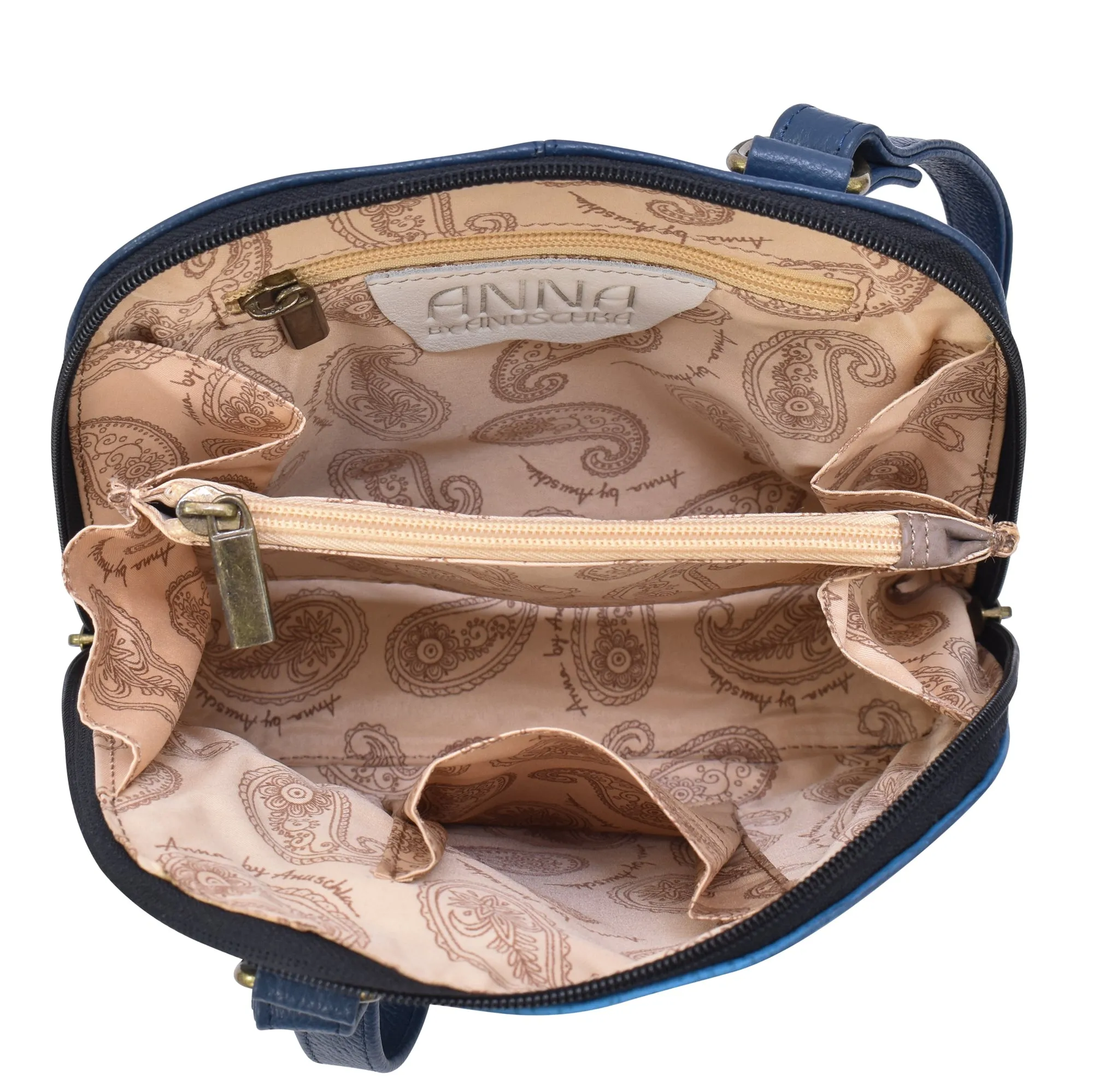 Small Multi Compartment Zip - Around Organizer - 8109