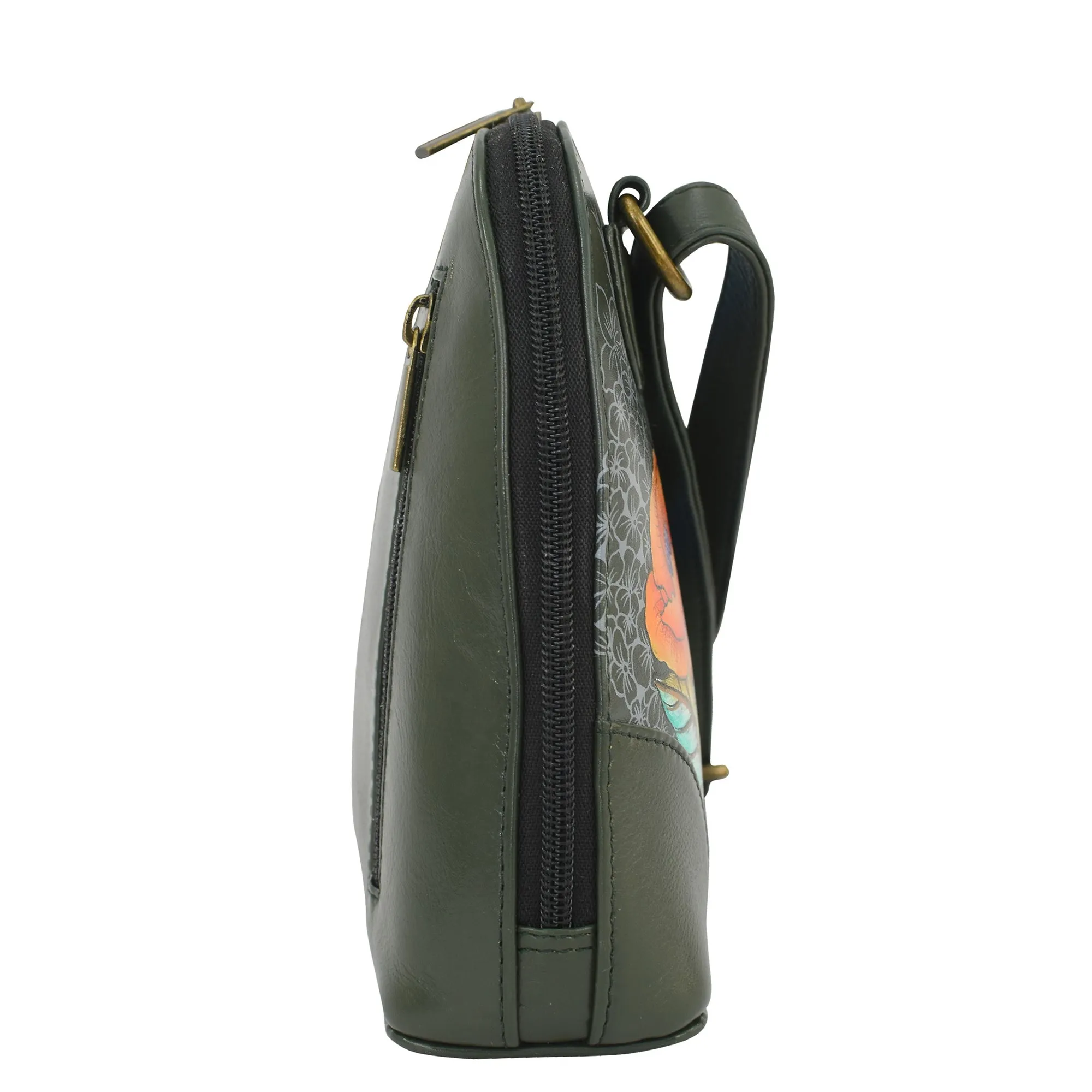 Small Multi Compartment Zip - Around Organizer - 8109