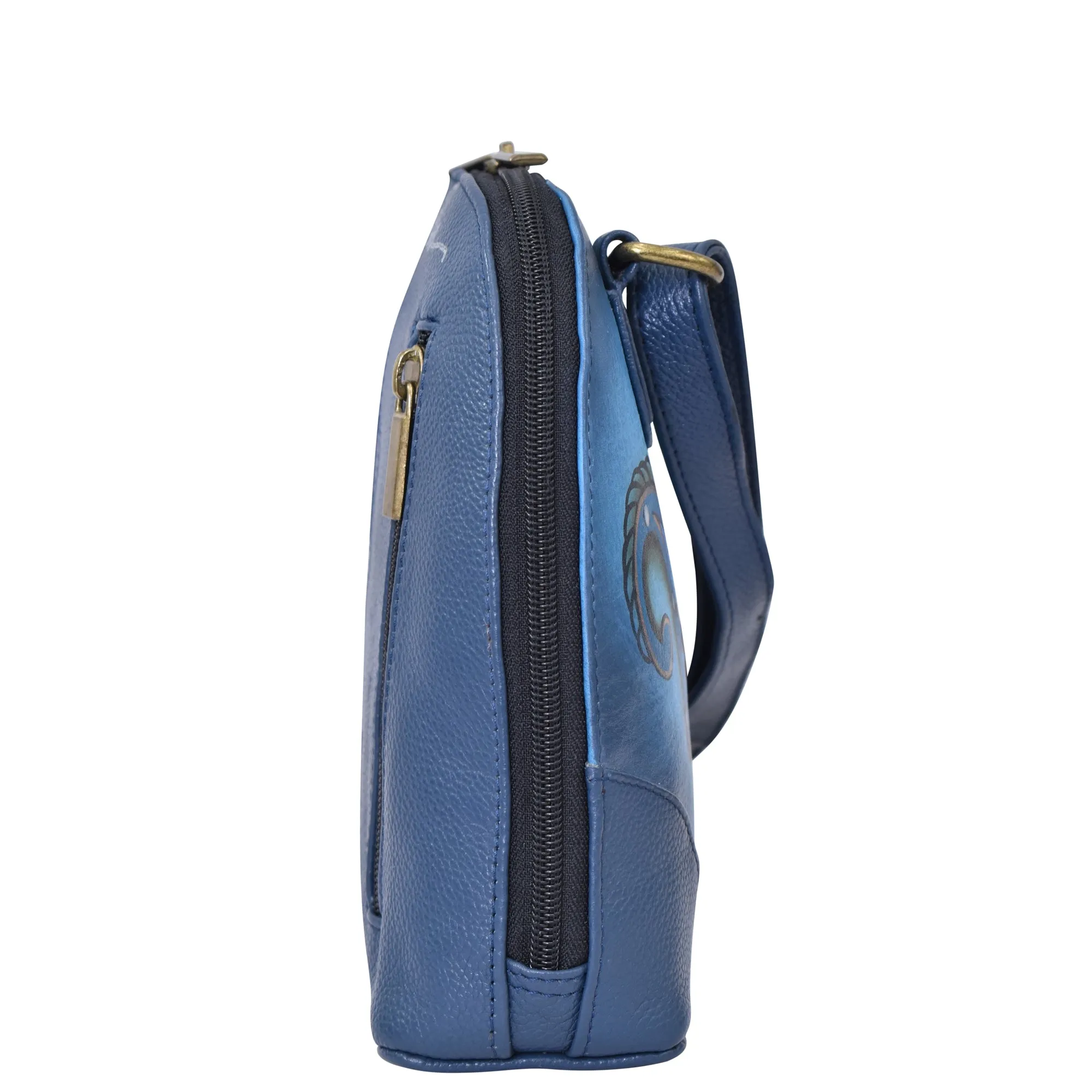 Small Multi Compartment Zip - Around Organizer - 8109