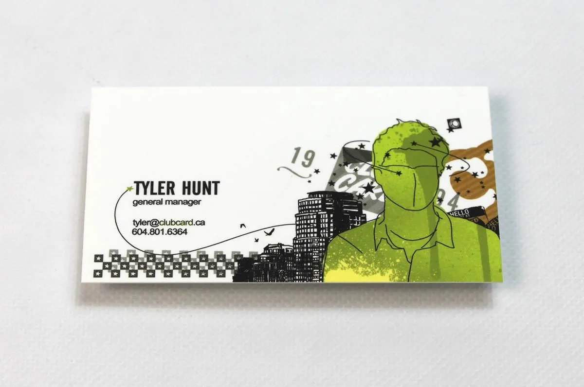 Soft Touch Laminated Business Cards 20pt