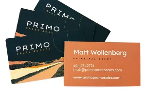 Soft Touch Laminated Business Cards 20pt