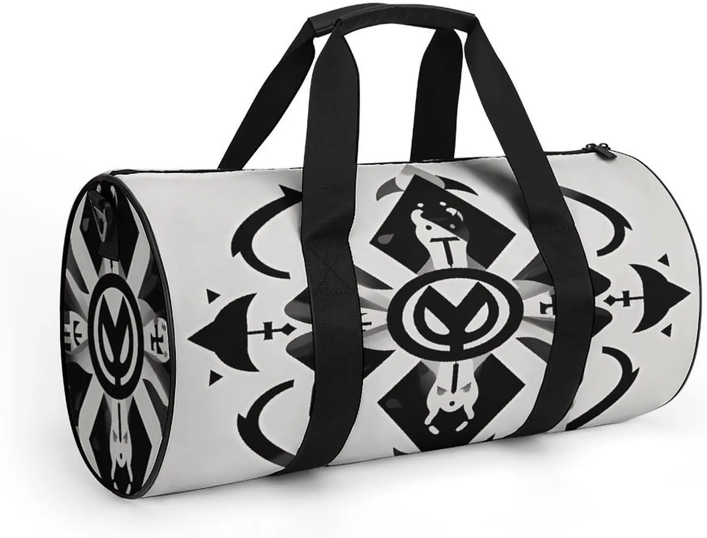 Sport Gym Bag for Women Men,A Dog Cylindrical Travel Duffel Bag with Adjustable Straps for Travel, Sports, Workout