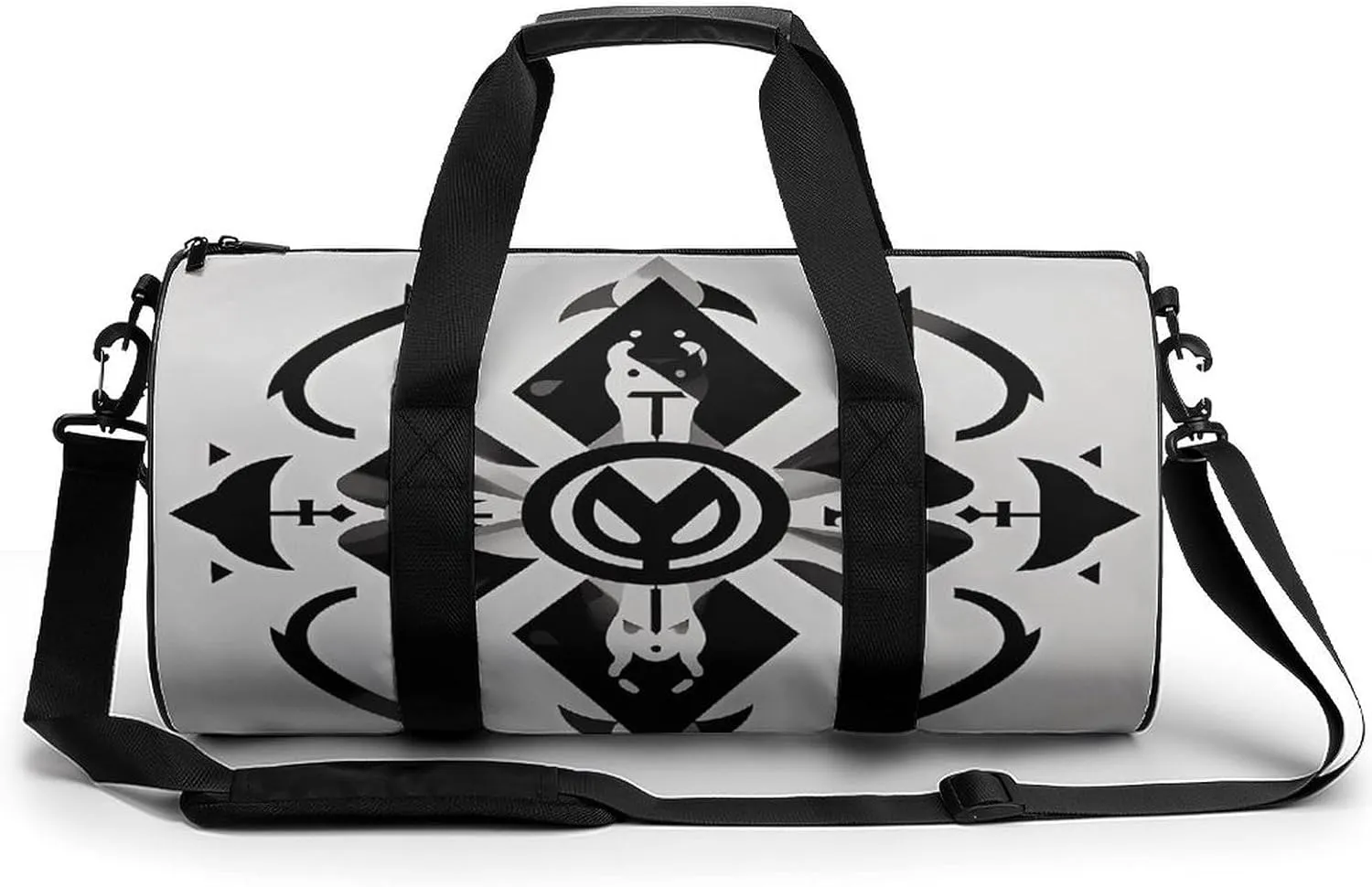 Sport Gym Bag for Women Men,A Dog Cylindrical Travel Duffel Bag with Adjustable Straps for Travel, Sports, Workout