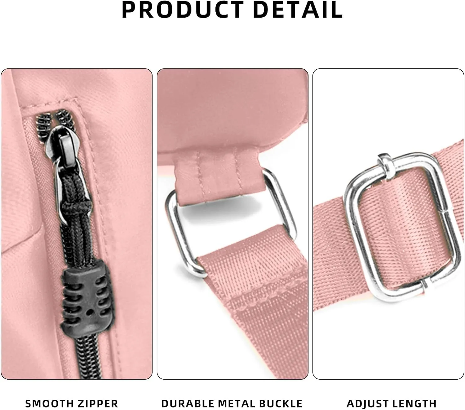 Sports Drawstring Backpack String Swimming Gym Bag Backpack with Shoes Compartment and Pocket for Men Women（pink