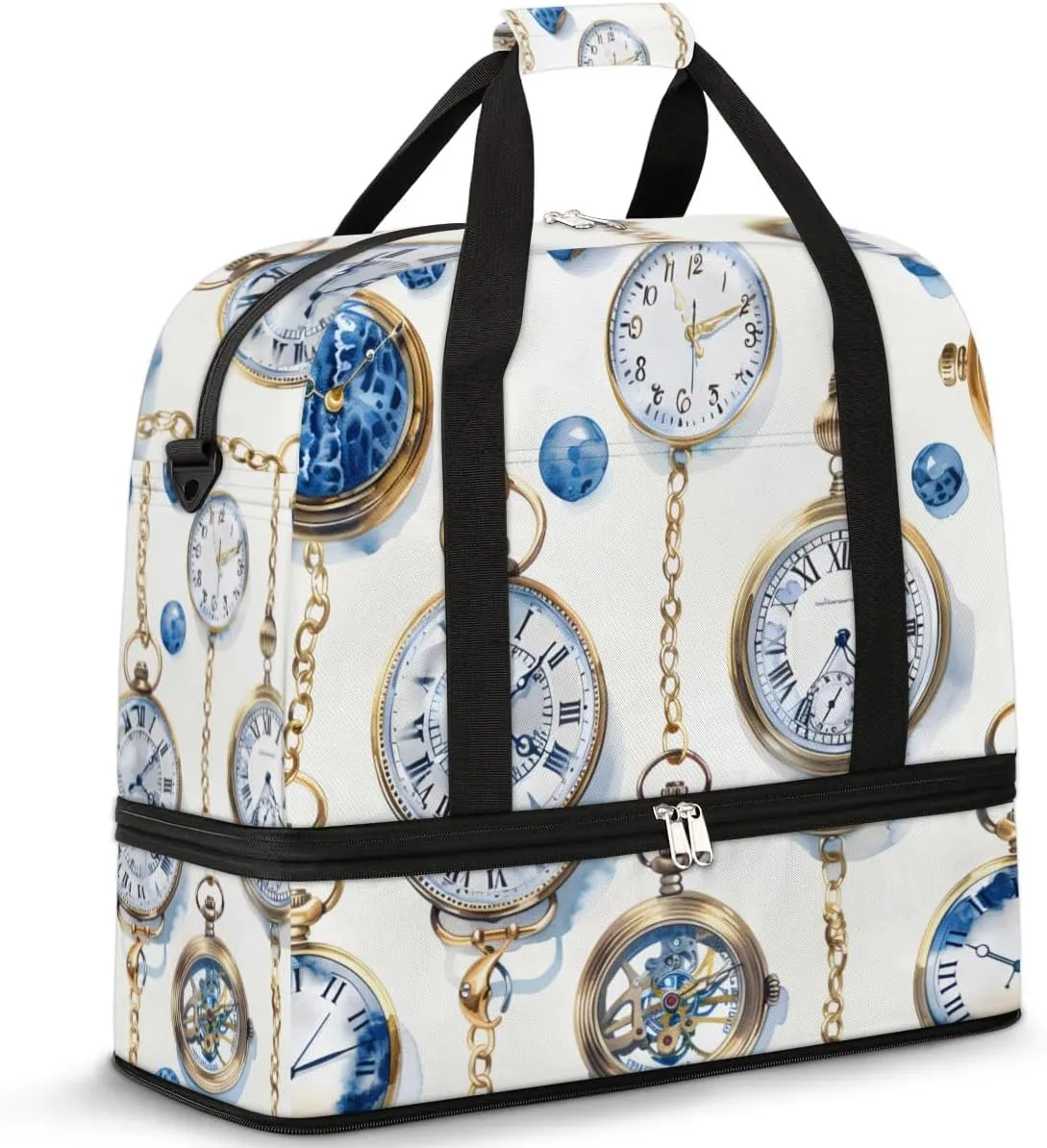 Sports Gym Bag with Wet Pocket & Shoe Compartment Personal Item Travel Bag Tote Bag for Men Women Pocket Watchs Duffle Bag for Travel Sports Fitness & Workout