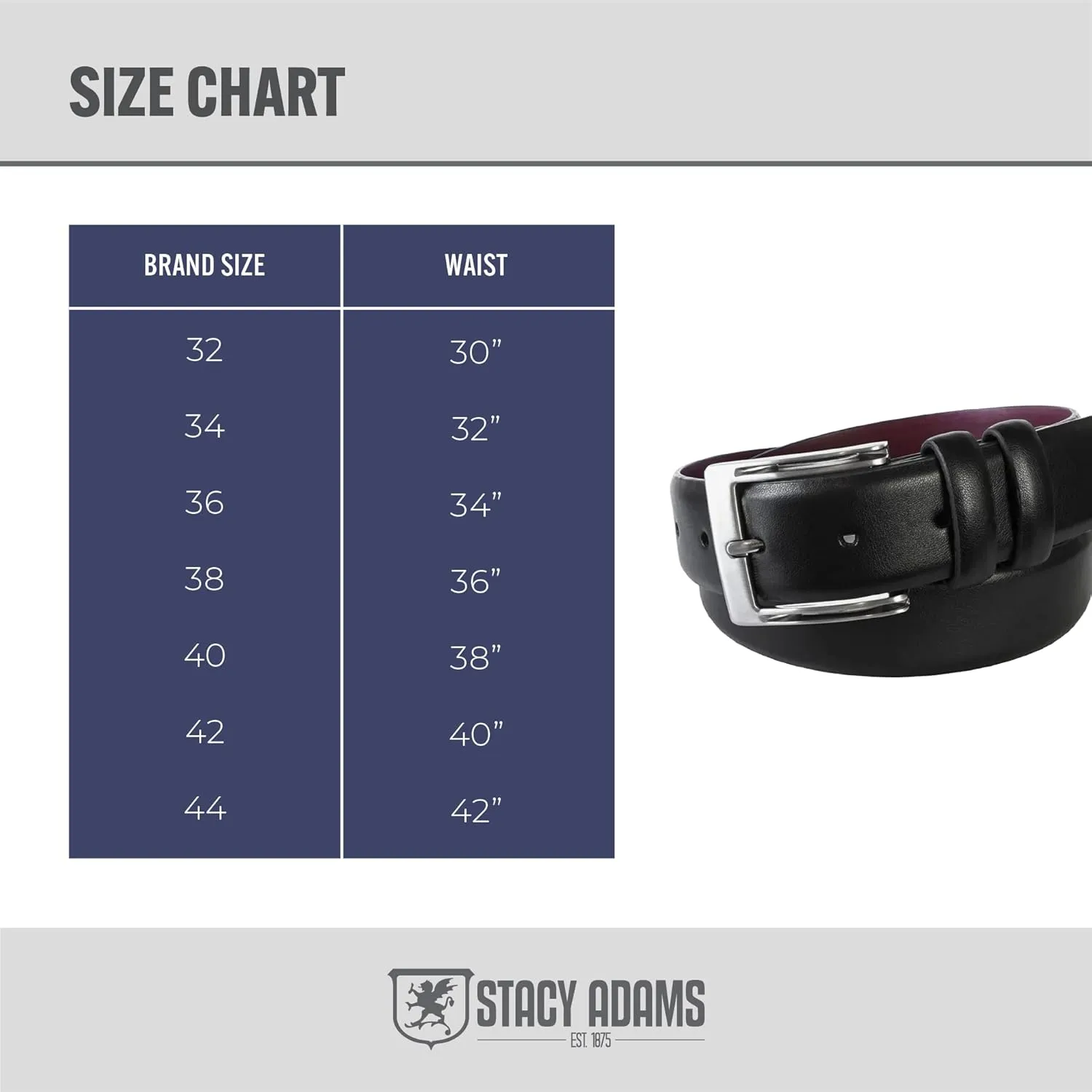 Stacy Adams Men's Russell Belt