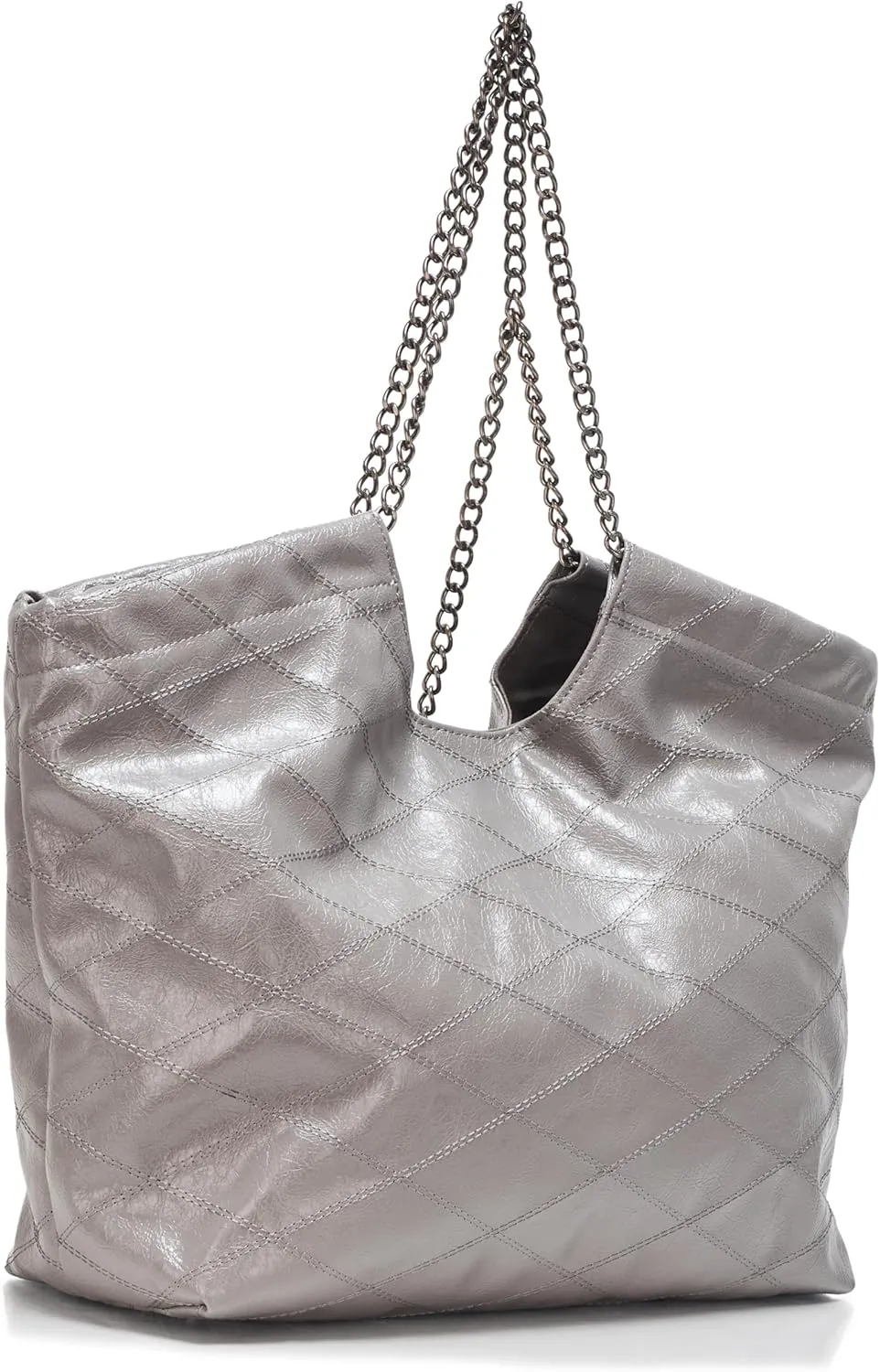 Steve Madden Bkenz Patent Quilted Tote
