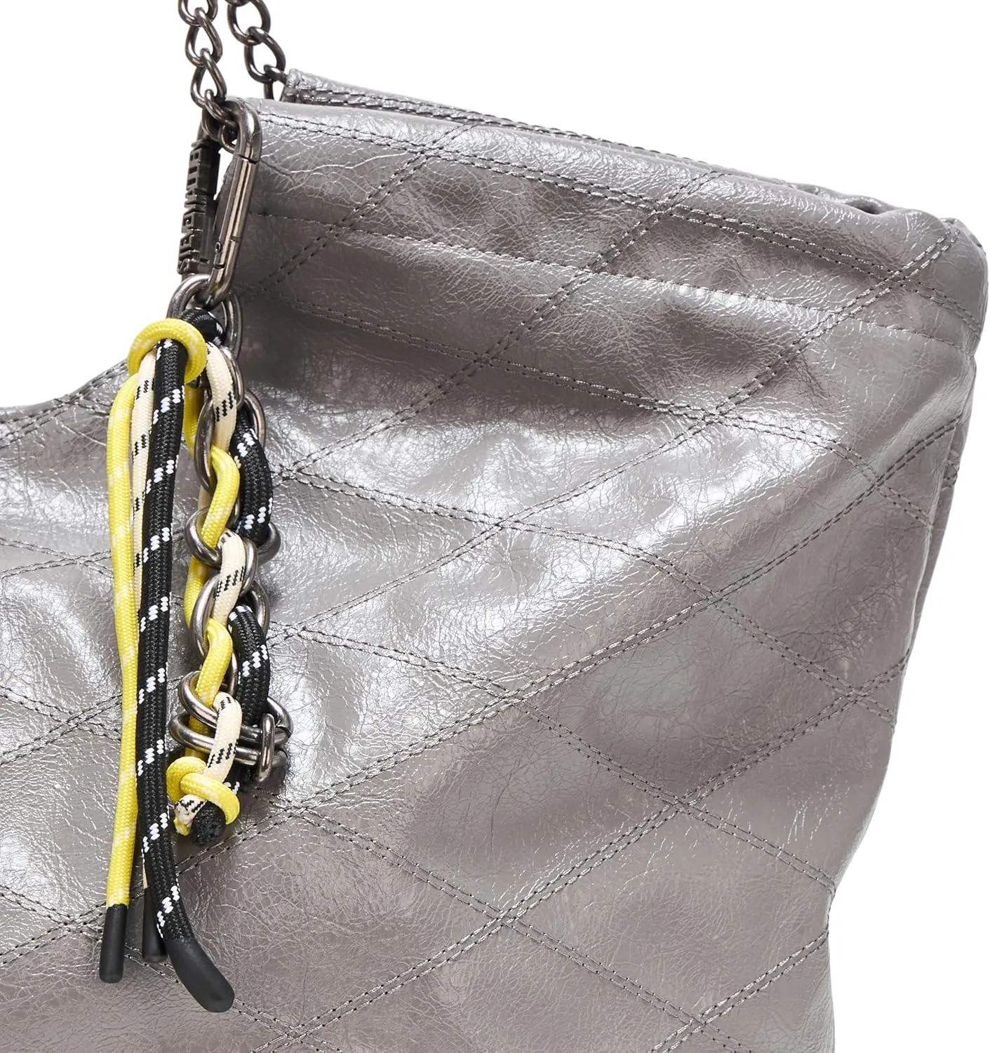 Steve Madden Bkenz Patent Quilted Tote