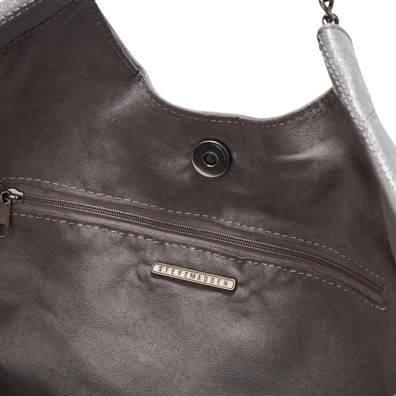 Steve Madden Bkenz Patent Quilted Tote