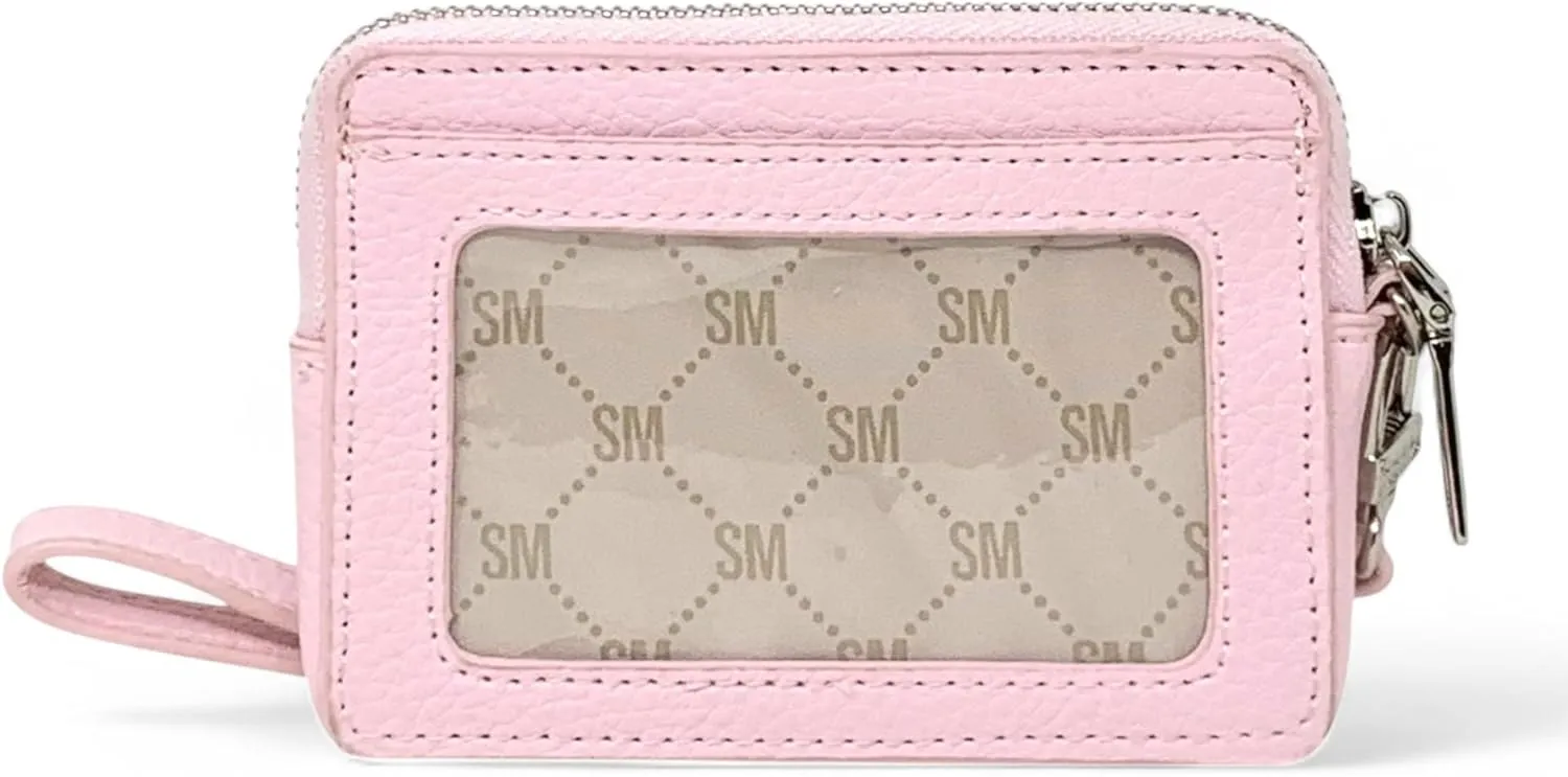 Steve Madden Bpipper Zip Around Card Case Wristlet