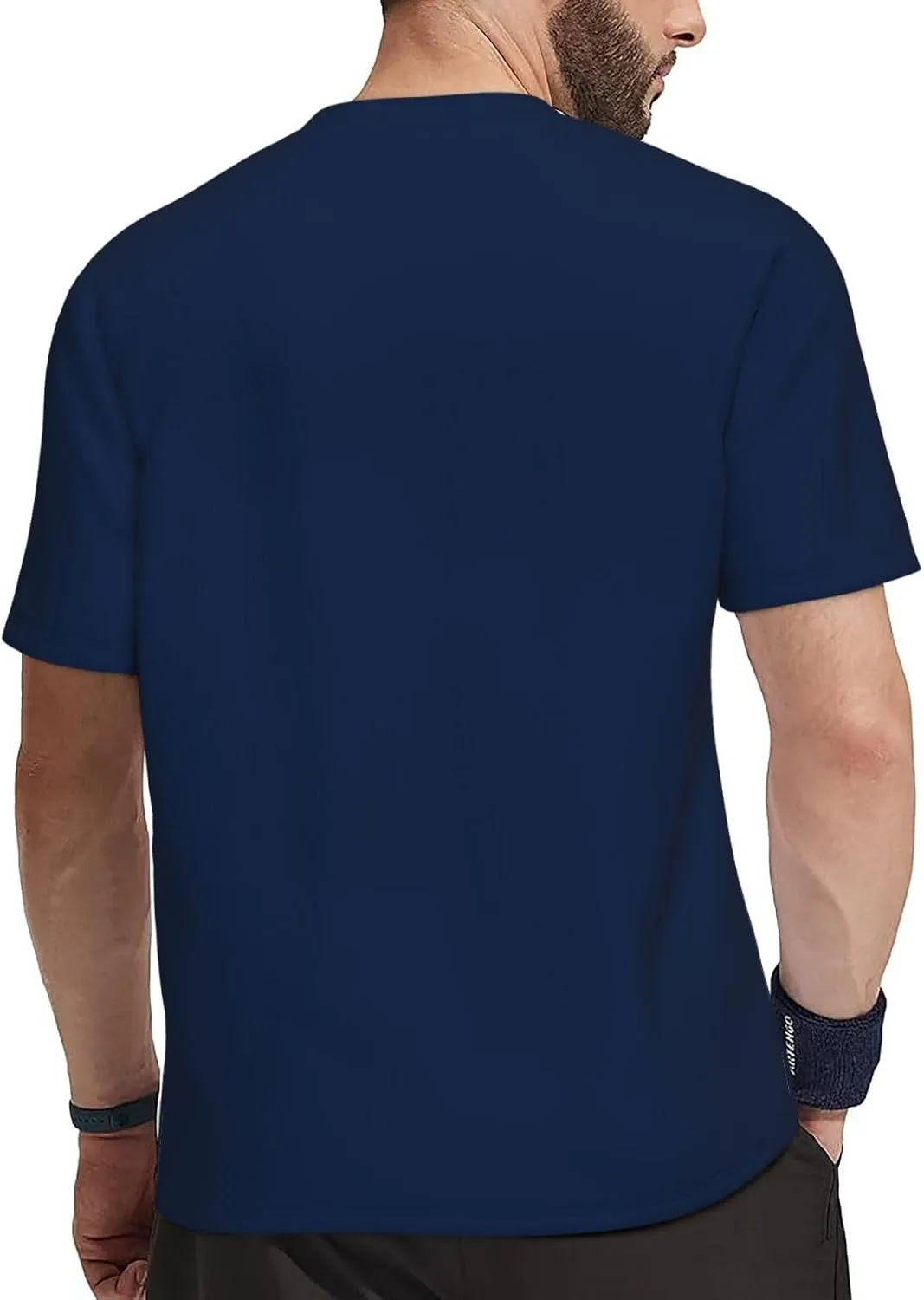 Stony Brook University Logo Men's Crew Neck T-Shirt, Dry Moisture Wicking, Breathable Mesh Short Sleeve