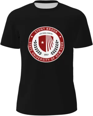 Stony Brook University Men's Lightweight Breathable Mesh Short Sleeve T-Shirt