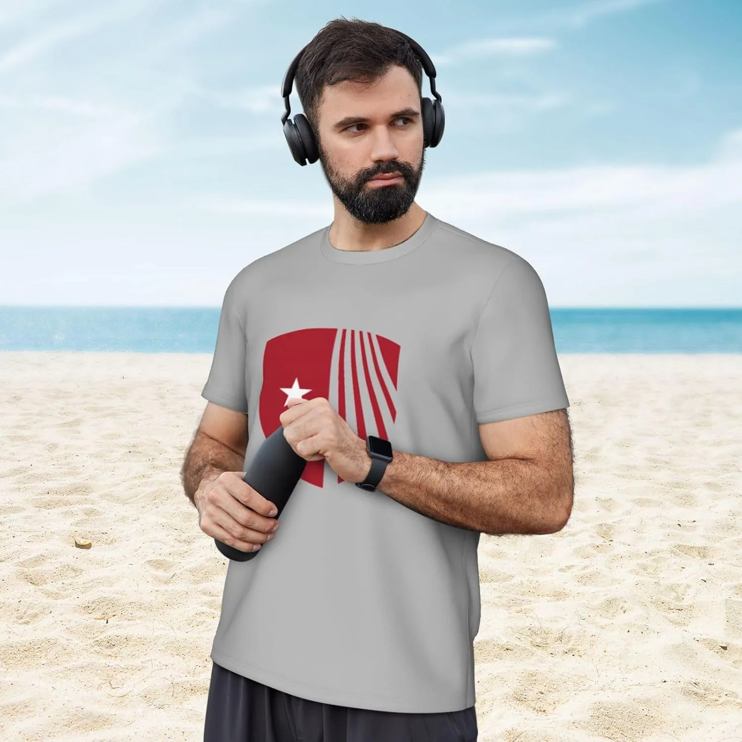 Stony Brook University Men's Lightweight Breathable Mesh Short Sleeve T-Shirt