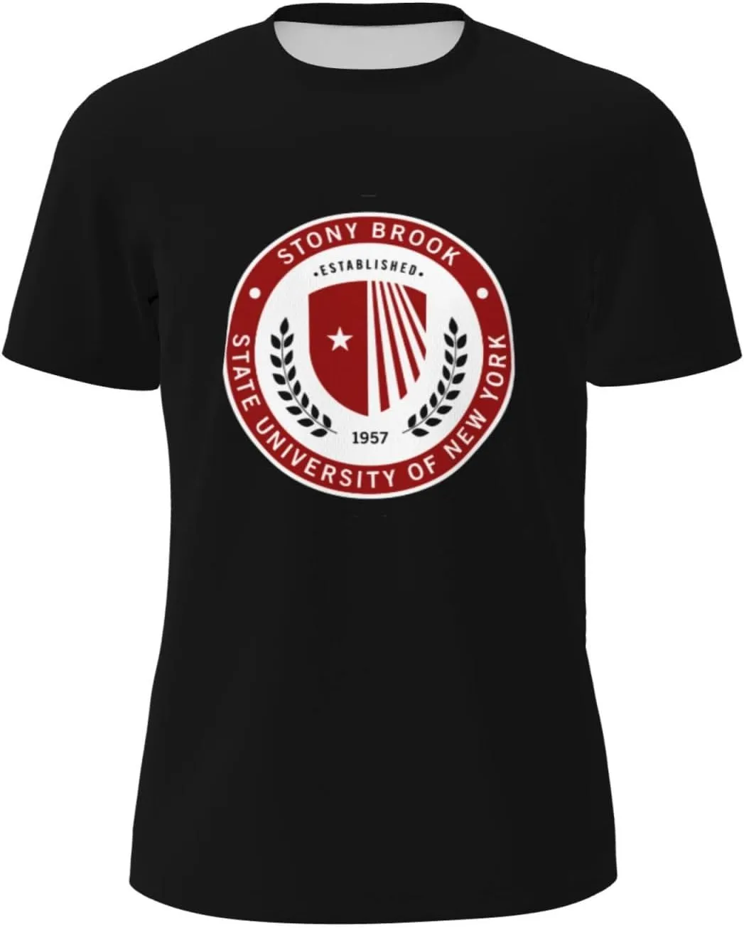 Stony Brook University Men's Lightweight Breathable Mesh Short Sleeve T-Shirt