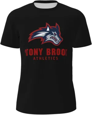 Stony Brook University Men's Lightweight Breathable Mesh Short Sleeve T-Shirt