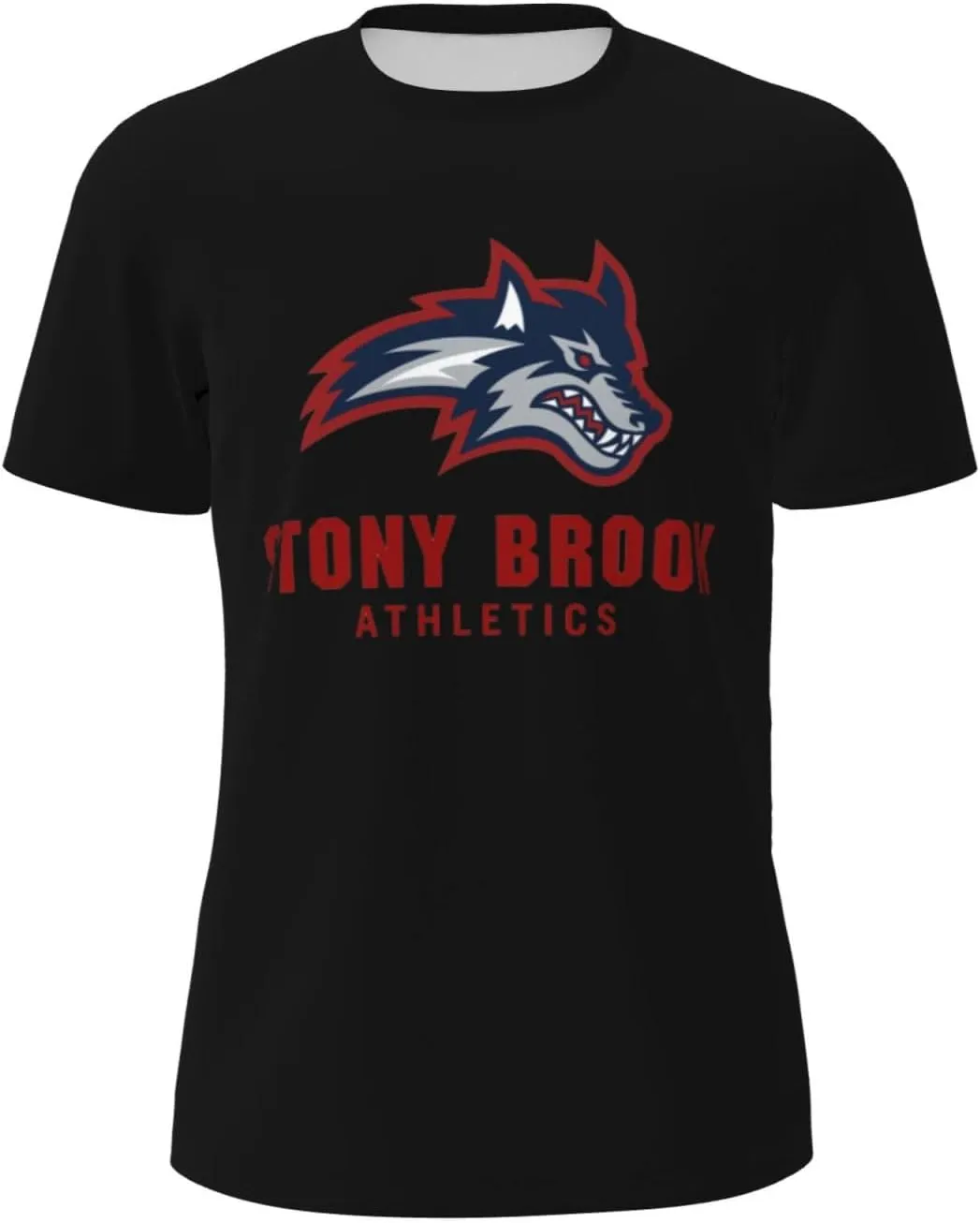 Stony Brook University Men's Lightweight Breathable Mesh Short Sleeve T-Shirt