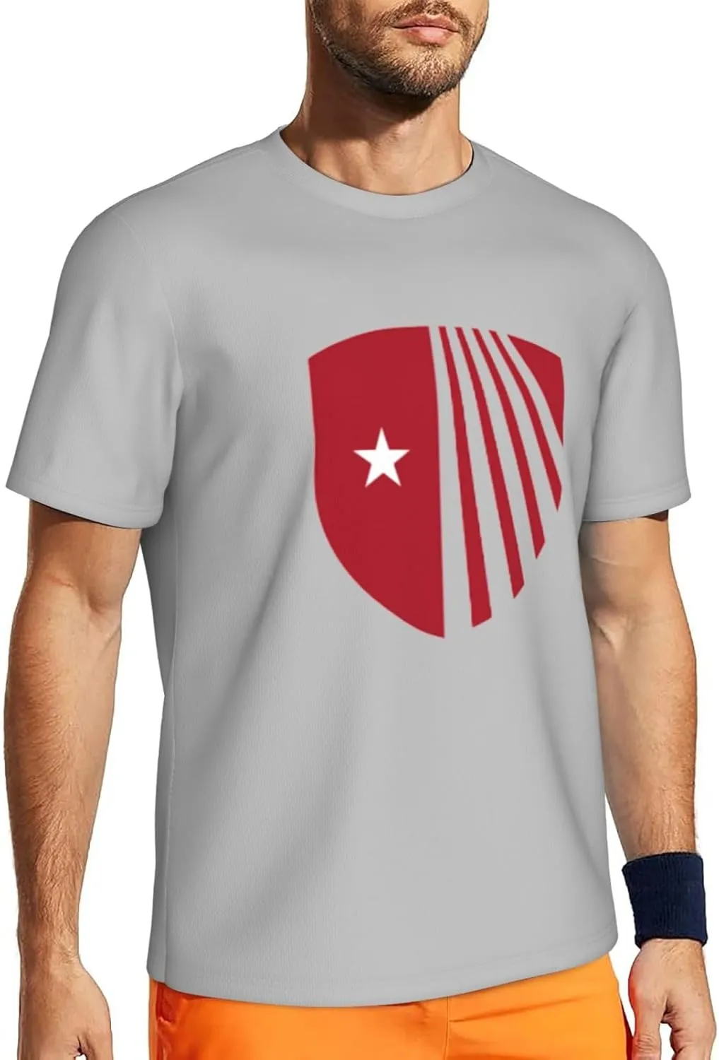 Stony Brook University Men's Lightweight Breathable Mesh Short Sleeve T-Shirt