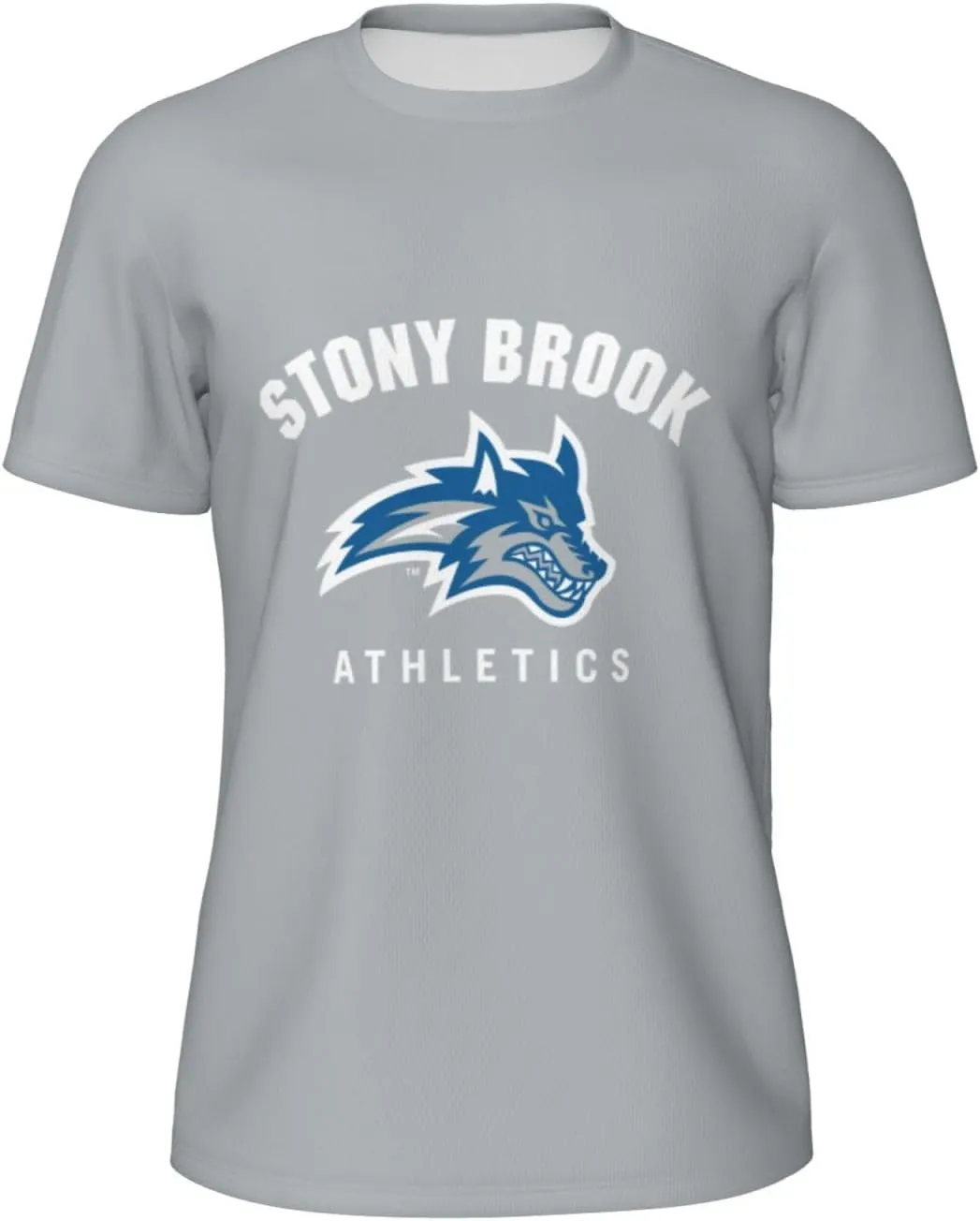 Stony Brook University Men's Lightweight Breathable Mesh Short Sleeve T-Shirt