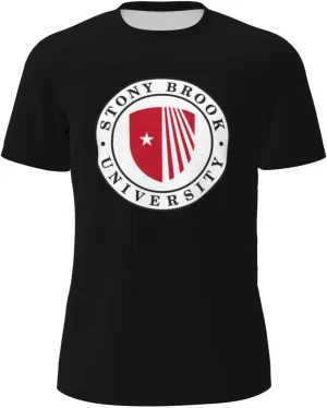 Stony Brook University Men's Lightweight Breathable Mesh Short Sleeve T-Shirt