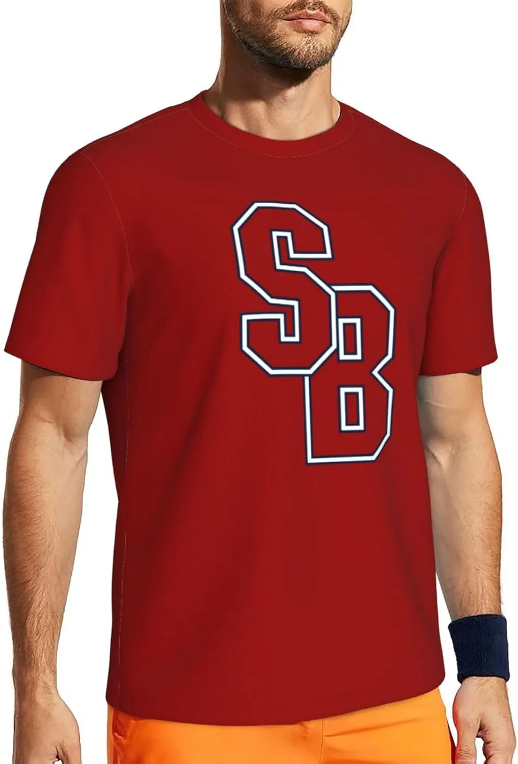 Stony Brook University Men's Lightweight Breathable Mesh Short Sleeve T-Shirt