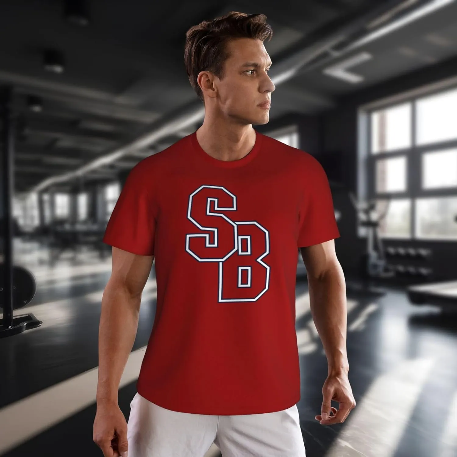 Stony Brook University Men's Lightweight Breathable Mesh Short Sleeve T-Shirt