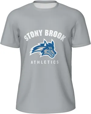 Stony Brook University Men's Lightweight Breathable Mesh Short Sleeve T-Shirt