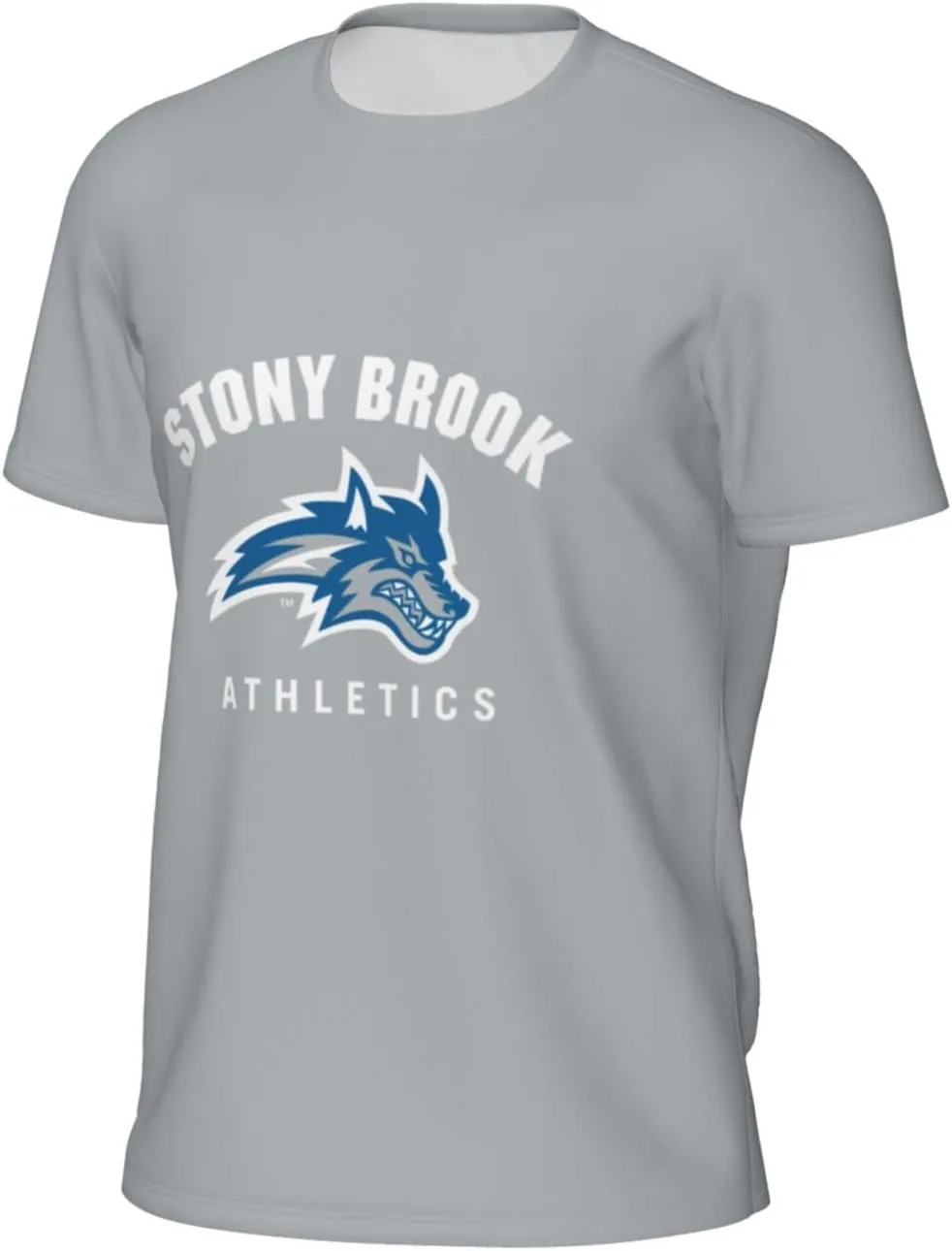 Stony Brook University Men's Lightweight Breathable Mesh Short Sleeve T-Shirt