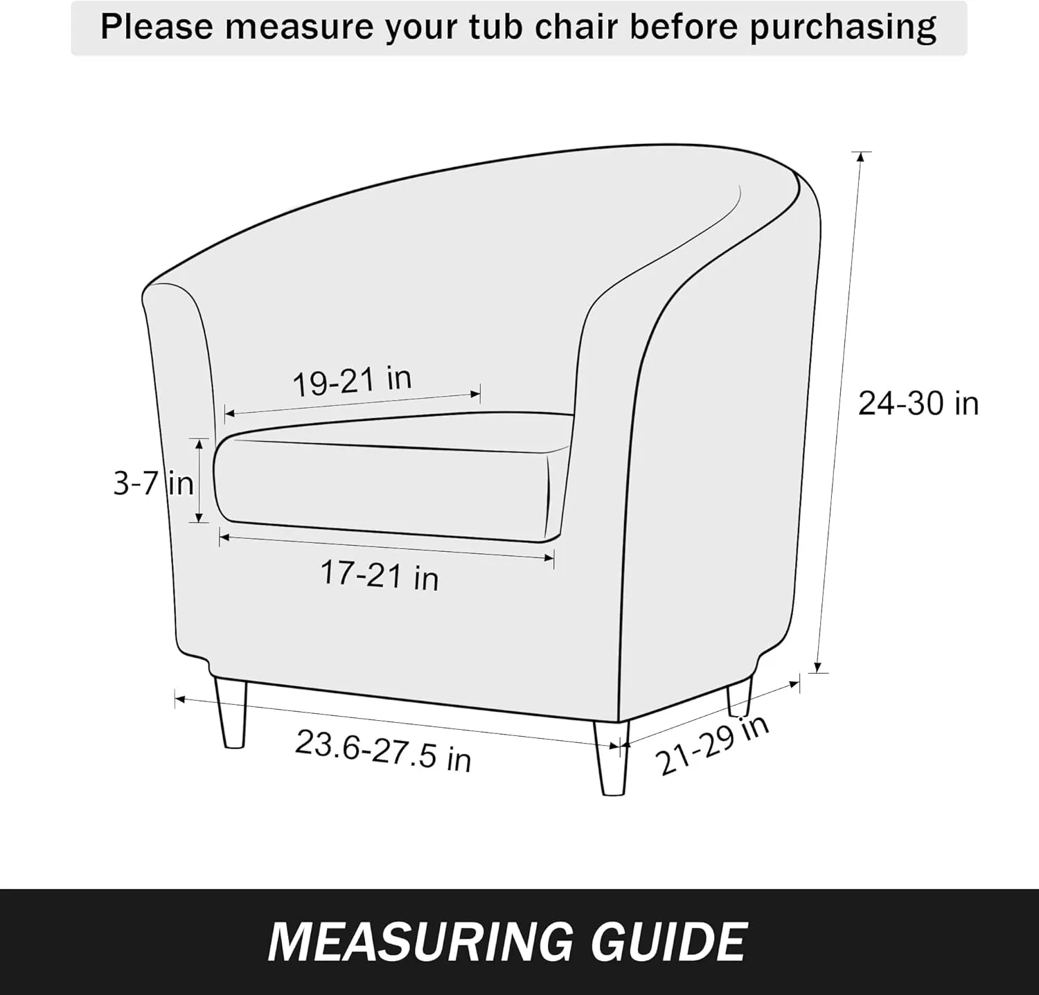 Stretch Tub Chair Covers, 2-Piece Club Chair Slipcover with Cushion Cover Soft Velvet Armchair Slipcovers Furniture Protector for Living Room (Green)