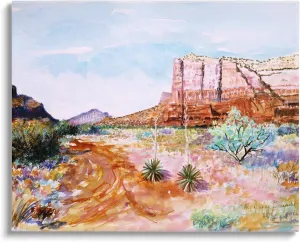 Stupell Industries Modern Desert Mesa Canvas Wall Art by Diane Bonaparte