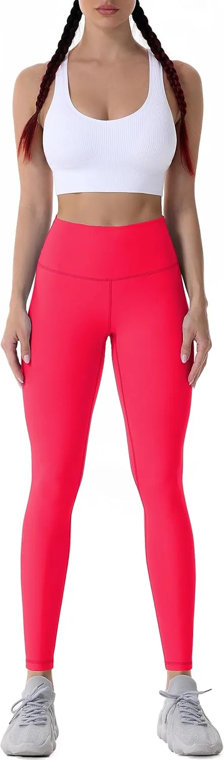 Sunzel Womens Workout Leggings with High Waist Tummy Control
