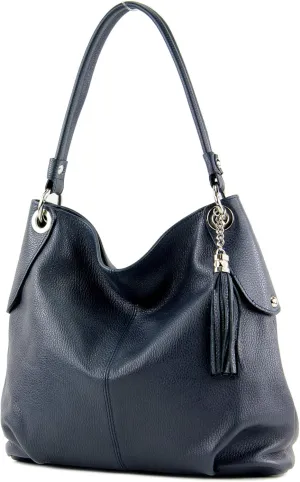 T185 - ital. ladies leather shoulder bag