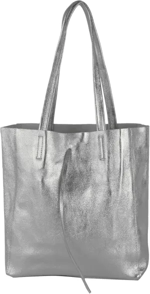 T253 - Leather Tote Bag for Women, With Inner Pocket