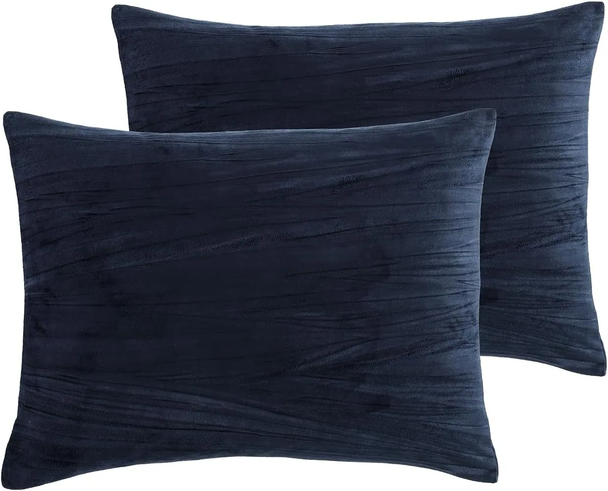 Tahari Home - King Comforter Set, Soft Crinkle Velvet Bedding with Matching Pillow Shams, Dorm Room Essentials, Solid Room Decor (Zadie Grey, King)
