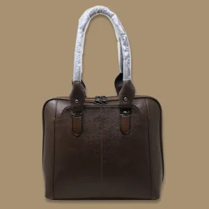 Tanvi Brown Genuine Leather Handbag for women Gs