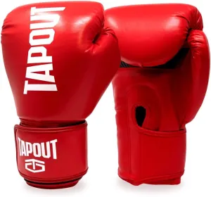 TAPOUT Boxing Gloves with Breathable Mesh Palm for Men and Women in Training, Muay Thai, Kickboxing, Sparring, and MMA