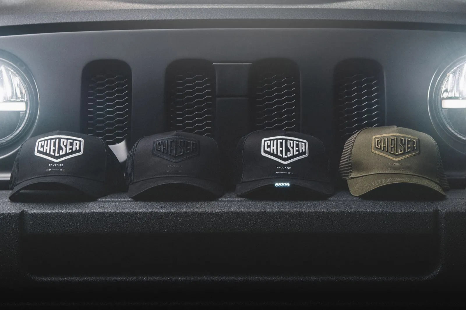The Black Trucker Cap
