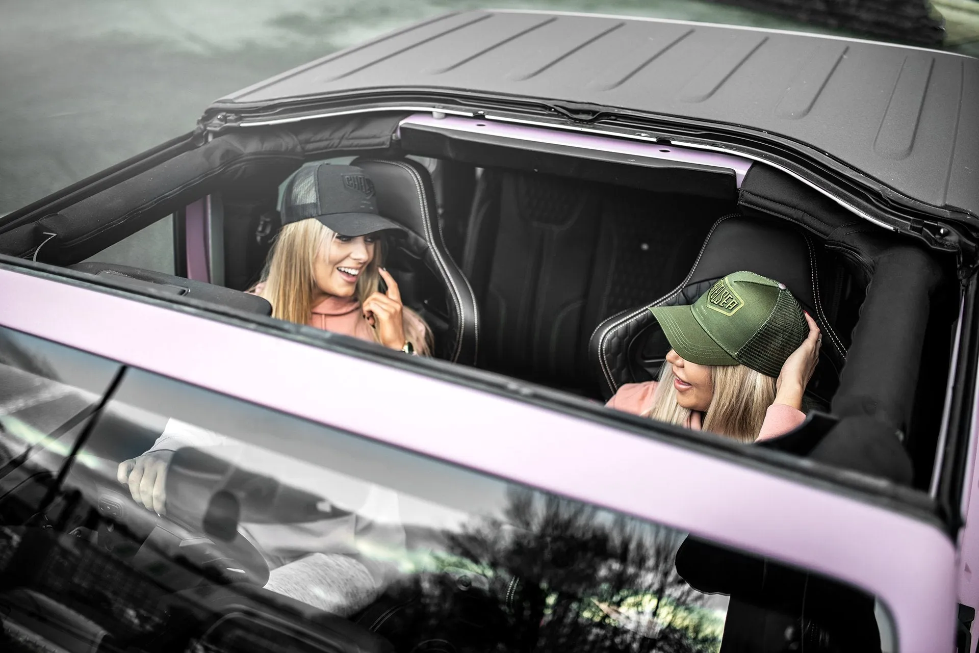 The Black Trucker Cap