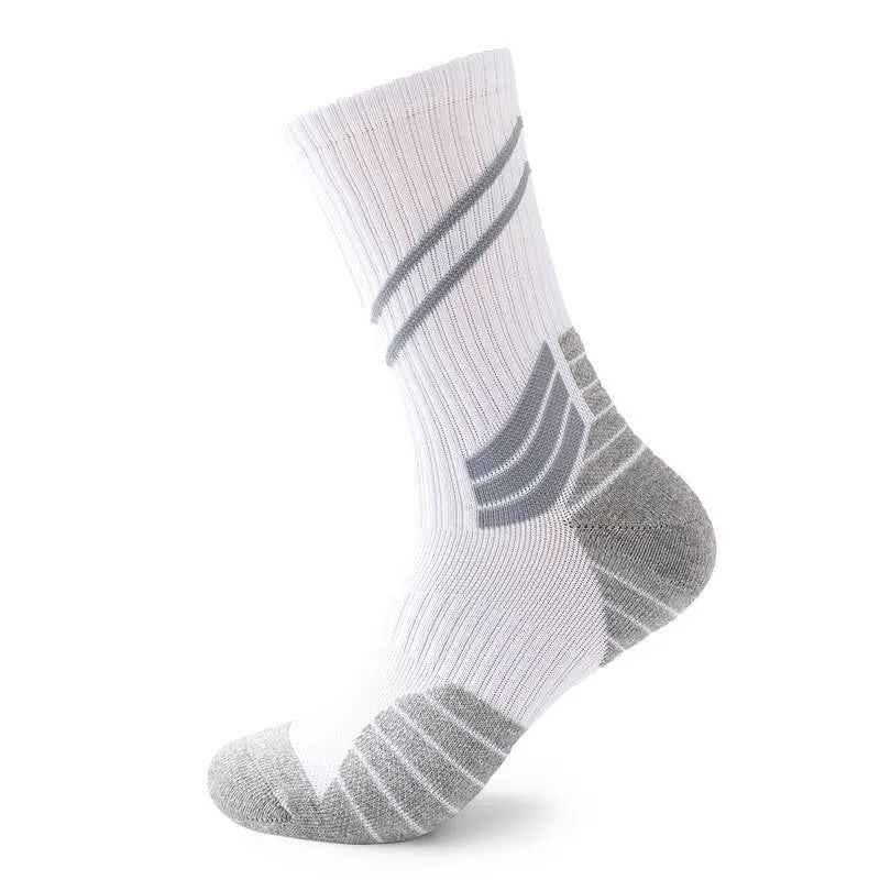 Thick Padded Compression Fitness Crew Socks | 3 Pairs
