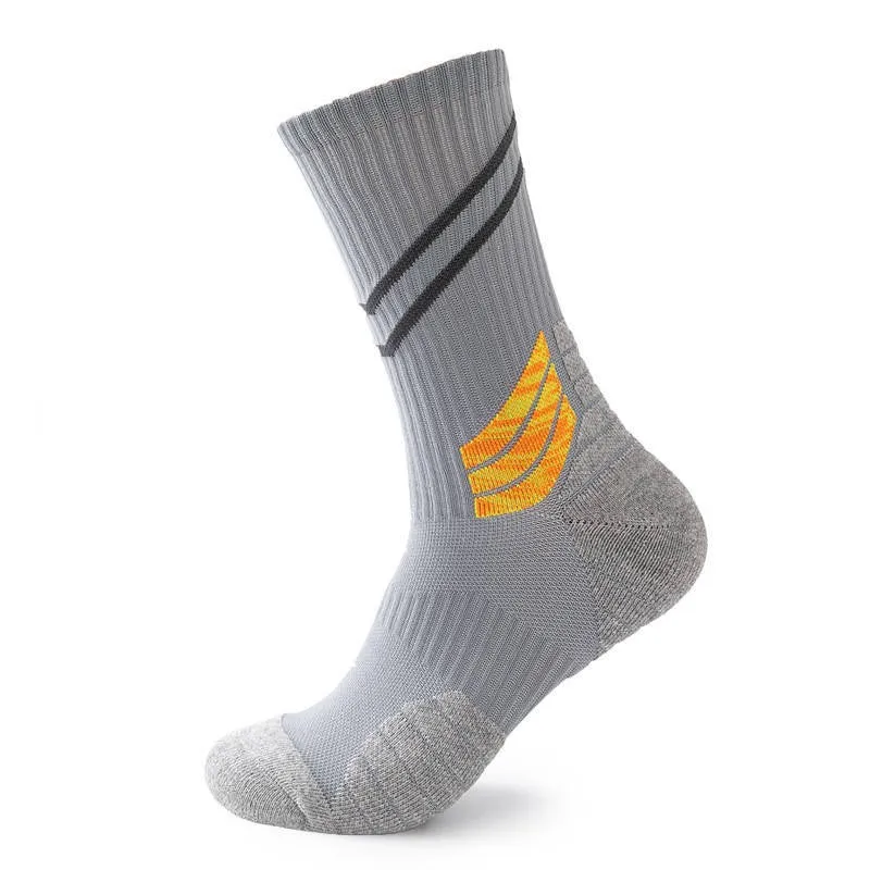 Thick Padded Compression Fitness Crew Socks | 3 Pairs