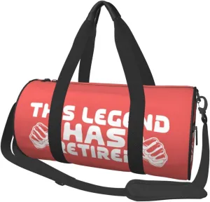 This Legend Has Retired Retirement Duffel Bag Gym Bag Travel Sports Tote Large Foldable Beach Swim Yoga3