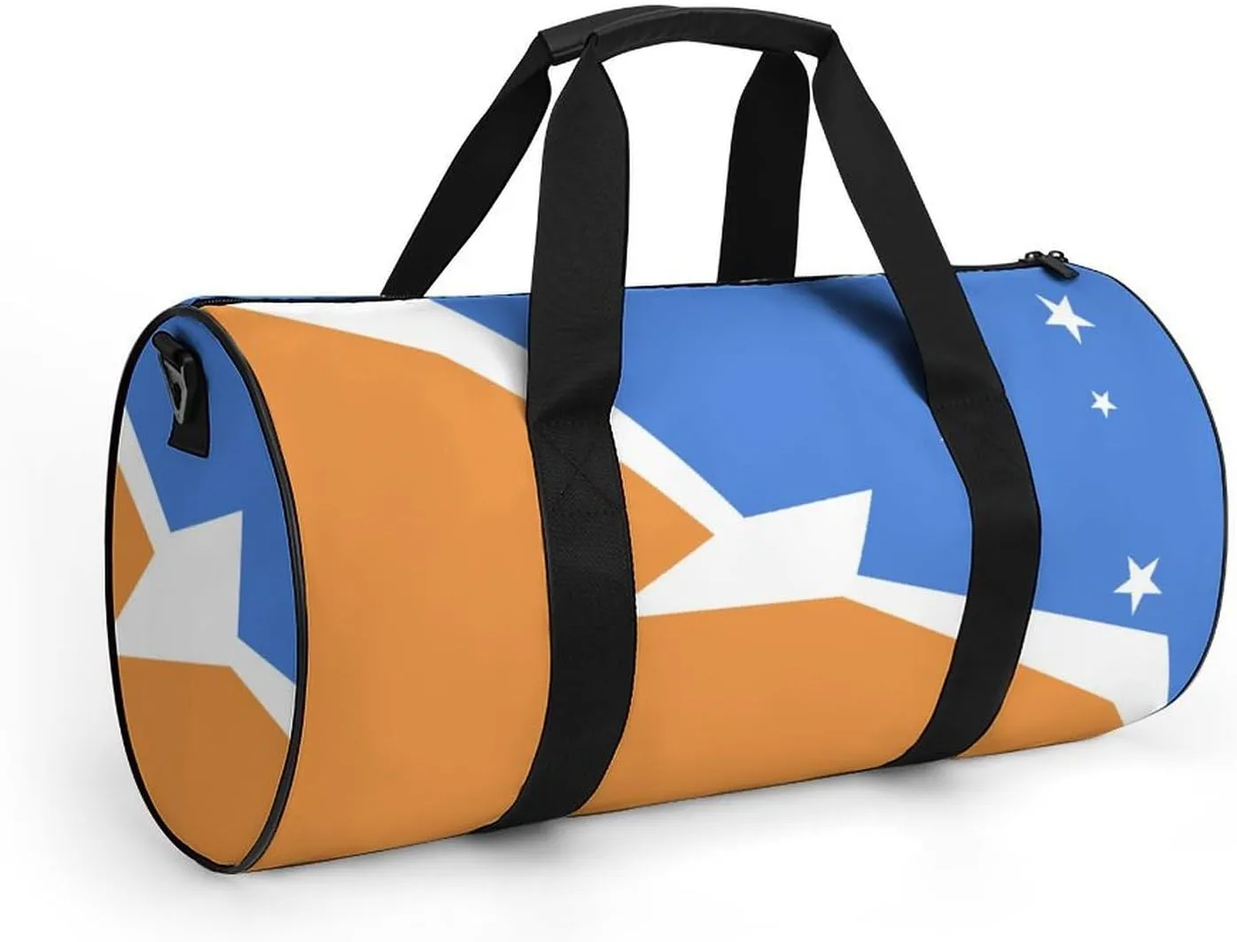 Tierra Del Fuego Flag Gym Duffel with Wet Pocket for Boys Girls Sports Travel Overnight Weekender