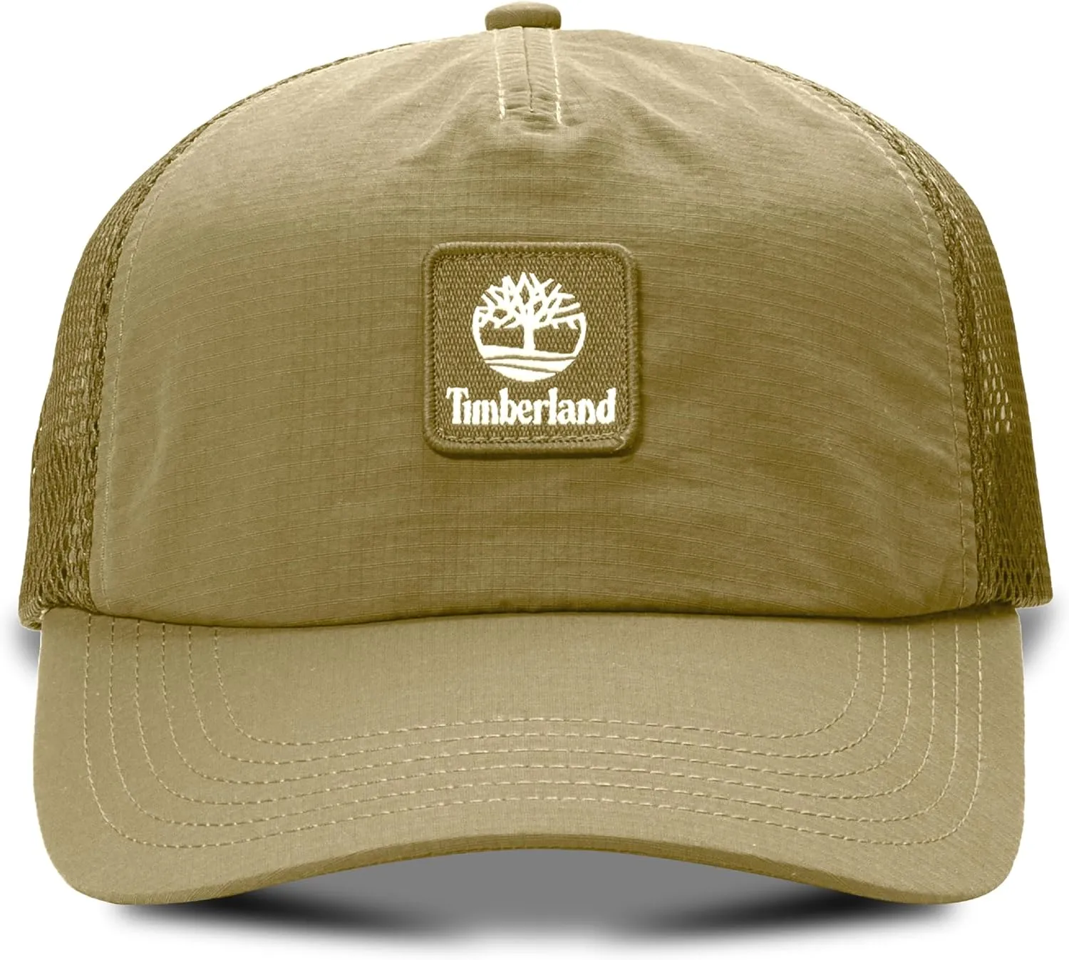 Timberland Trucker Hat, Soft Structured Baseball Cap, Adjustable Mesh Back, Curved Brim, Breathable & Lightweight – One Size
