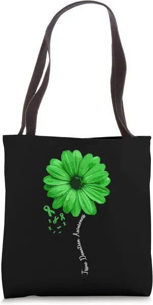 Tissue Donation Awareness Warrior Pretty Ribbon Tote Bag